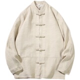 2023春夏风男装唐装汉服复古盘扣夹克外套大码C229/Y731/P90，男装夹克，电商C229