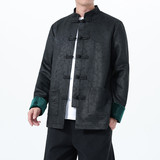 2025秋冬风男装鹿皮绒唐装汉服夹克外套大码C229-Y1116-P120，男装夹克，电商C229