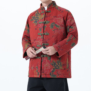 2025秋冬风男装棉麻唐装汉服夹克棉衣C229-Y1126-P160图片