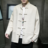 2023春夏风男装唐装汉服复古盘扣夹克外套大码C229/Y731/P90，男装夹克，电商C229