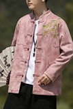 2024秋冬风男装中式大码刺绣唐装汉服夹克外套C229/Y756/P105，男装夹克，电商C229