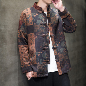 2024秋冬风男装复古中式大码唐装汉服夹克外套C229/Y750/P100图片
