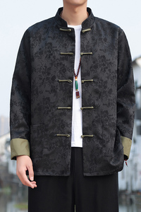 2024春夏风男装提花唐装中式盘扣汉服夹克外套C229/Y764/P100图片