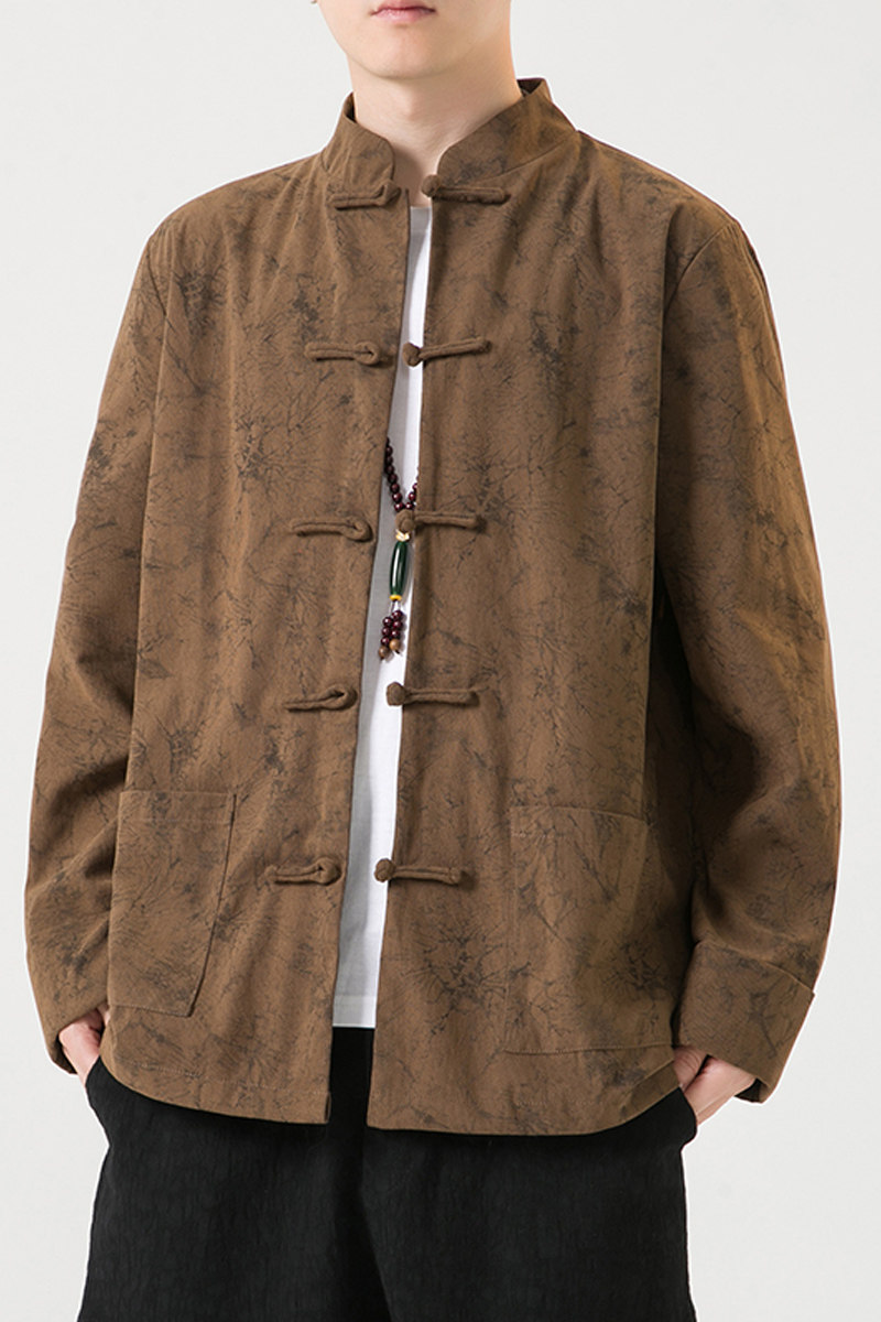 2024秋风男装灯芯绒复古中式唐装汉服夹克外套C229/Y765/P100,男装夹克,电商C229