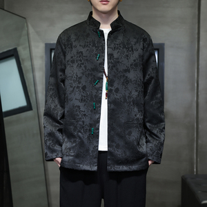 2024春夏风男装提花唐装汉服长袖夹克外套C229-Y1014-P105图片