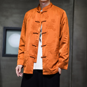 2024秋冬风男装冰丝中式唐装唐装汉服夹克外套C229/Y760/P100图片