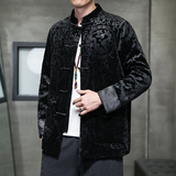 2024秋风男装灯芯绒复古中式唐装汉服夹克外套C229/Y789/P105，男装夹克，电商C229