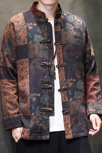 2024秋冬风男装盘扣复古中式唐装汉服夹克外套C229/Y750/P100图片