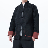 2025秋冬风男装棉麻唐装汉服外套棉衣棉袄C229-Y1128-P170，男装棉衣，电商C229