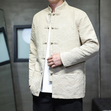 2025秋冬风男装唐装汉服中式棉衣外套大码C229-Y1117-P125，男装夹克，电商C229