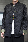 2024秋冬风男装复古盘口中式唐装汉服夹克外套C229/Y764/P100，男装夹克，电商C229