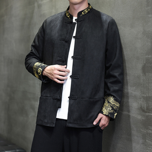2025秋冬风男装刺绣唐装汉服大码夹克外套C229-Y1077-P120图片