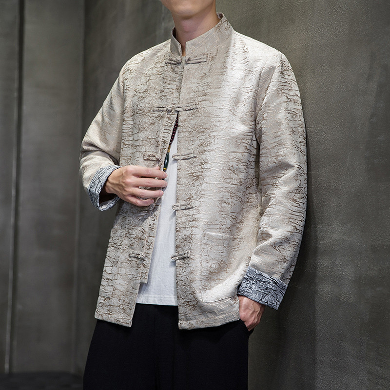 2024春夏风男装盘扣复古中式唐装汉服夹克外套C229/Y751/P95,男装夹克,电商C229