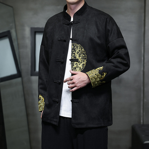 2025秋冬风男装刺绣中式唐装汉服夹克外套C229/Y1047/P120图片