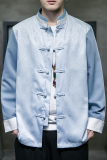 2023春夏风男装冰丝复古唐装汉服夹克外套大码C229/Y727/P90，男装夹克，电商C229