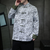 2025秋冬风男装提花唐装汉服夹克外套大码C229-Y1006-P105，男装夹克，电商C229