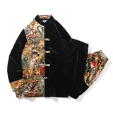 2025秋冬风男装唐装汉服套装中式两件套大码C229/TZ357/P125，男装休闲套装，电商C229