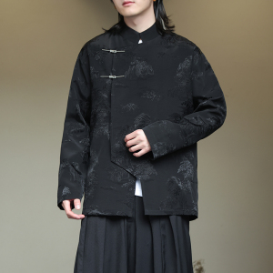 2024春夏风男装冰丝复古中式唐装汉服夹克外套C229-Y995-P100图片