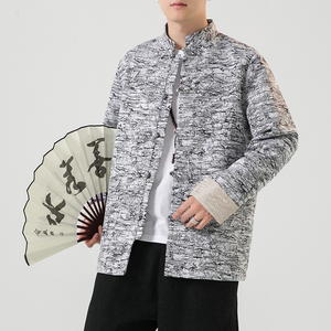 2024秋冬风男装复古盘扣中式唐装汉服夹克外套C229/Y751/P95图片