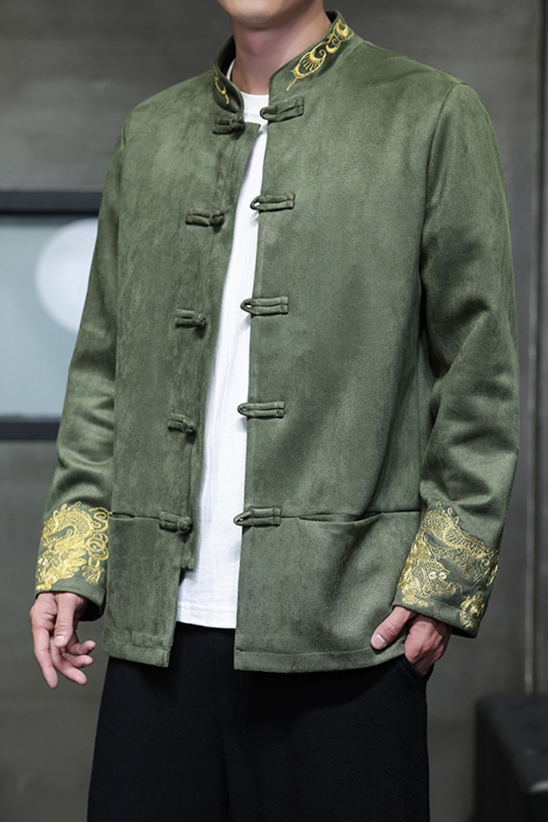 2025秋冬风男装刺绣唐装汉服大码夹克外套C229-Y1077-P120,男装夹克,电商C229
