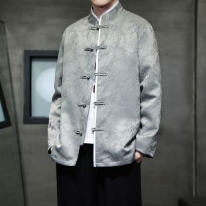 2024春夏新款风男装提花中式唐装汉服夹克外套C229-Y992-P100图片
