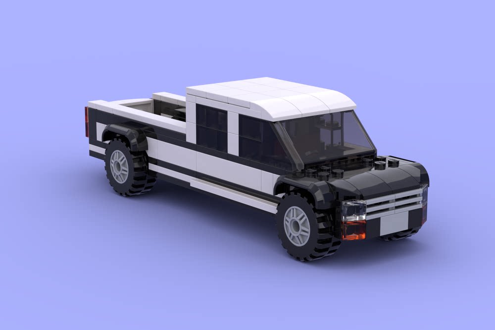 qf moc汽车模型系列兼容适用乐高零件积木 皮卡 小颗粒拼装玩具