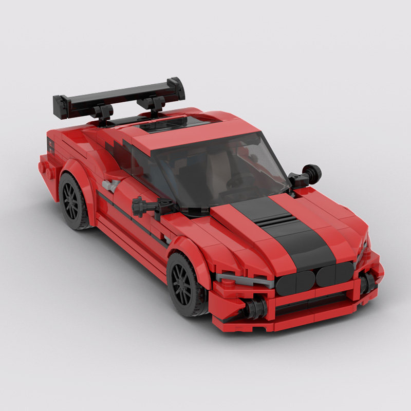 适用乐高 speed moc-105769积木宝马bmw m8跑车汽车模型拼装玩具