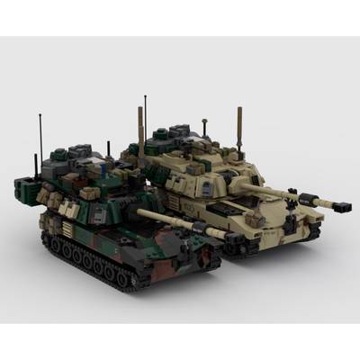 M109坦克歼击车MOC积木玩具