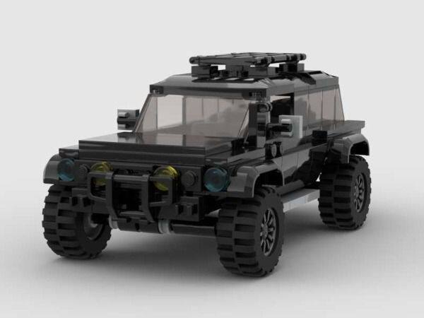 moc-163579汽车模型日产途乐 越野车适用乐高拼装益智积木玩具男