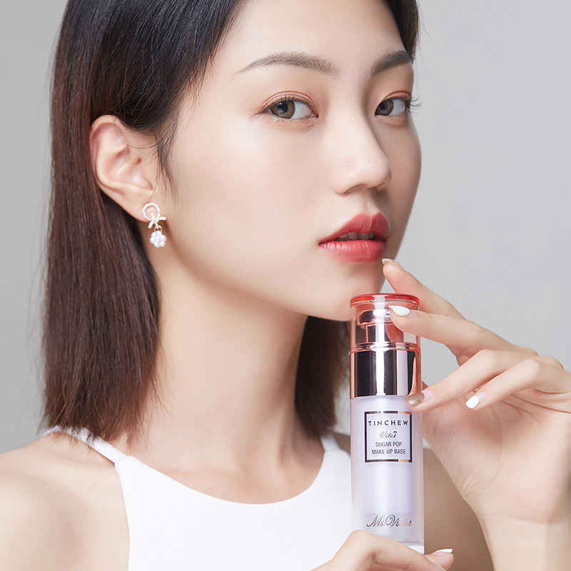 韩国TINCHEW花联润透水光隔离霜保湿提亮妆前乳隐形毛孔打底 素颜