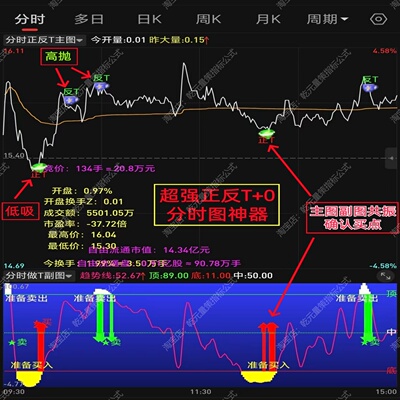 主力分时正反T短线做T指标神器