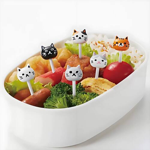 TORUNE猫咪便当签饭团签