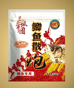 三疯军团 5斤装 鲤鱼散炮鲫鱼散炮手窝一体黄面黑坑散炮底窝料