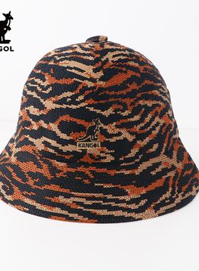 KANGOL男女同款可调节遮阳针织休闲时尚百搭渔夫帽K3411