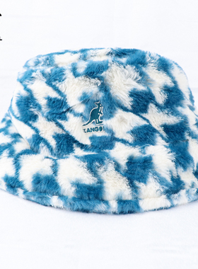 KANGOL男女通用人造皮毛礼帽LOGO遮阳舒适时尚休闲渔夫帽K4370