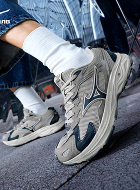 美津浓男子女子同款运动鞋RACER S软底减震休闲透气轻便老爹鞋