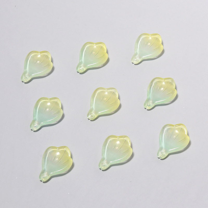 捷克琉璃花瓣大洋牡丹diy手工古风发簪汉服头饰饰品配件材料16*22图片