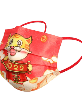 新年口罩新款中国红国庆