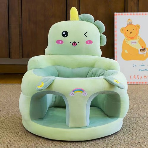 新款加高加大加厚宝宝学座椅婴儿学坐沙发4-12月练习坐姿不伤脊柱