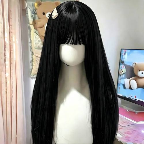 假发女长直发lolita甜美自然头套