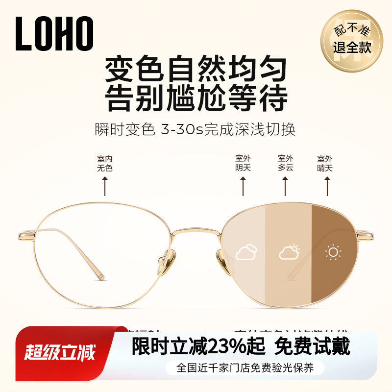 【全国连锁】LOHO感光变色眼镜