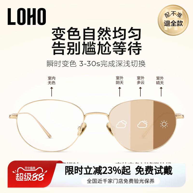 【全国连锁】LOHO感光变色眼镜