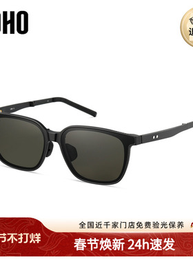 LOHO商场同款经典黑框太阳镜墨镜偏光防紫外线男女通用LH30611