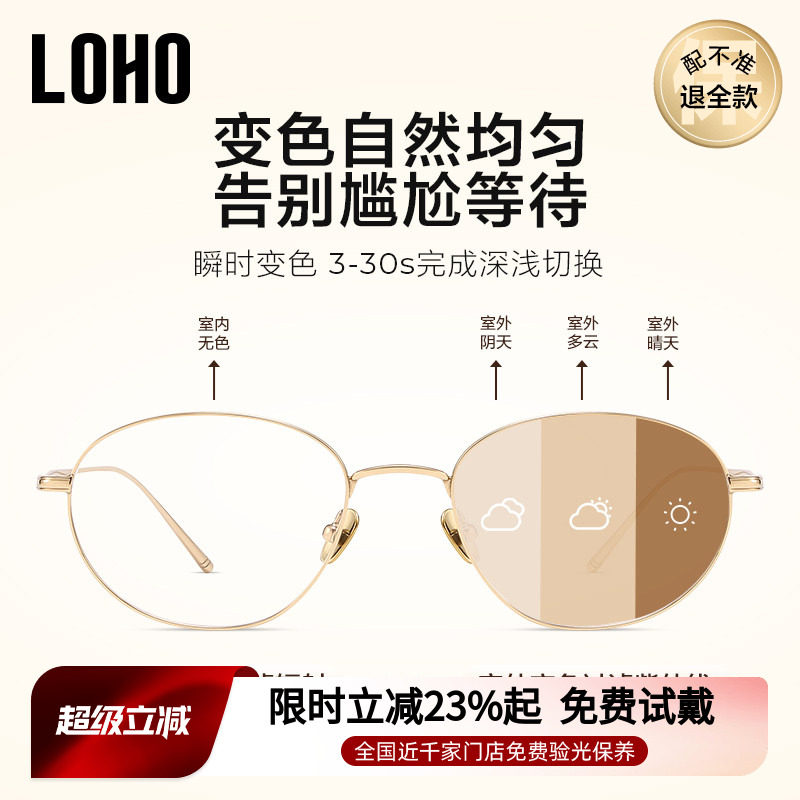 【全国连锁】LOHO感光变色眼镜