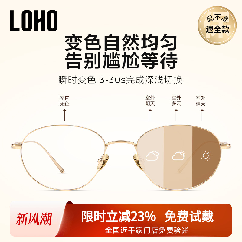 【全国连锁】LOHO感光变色眼镜