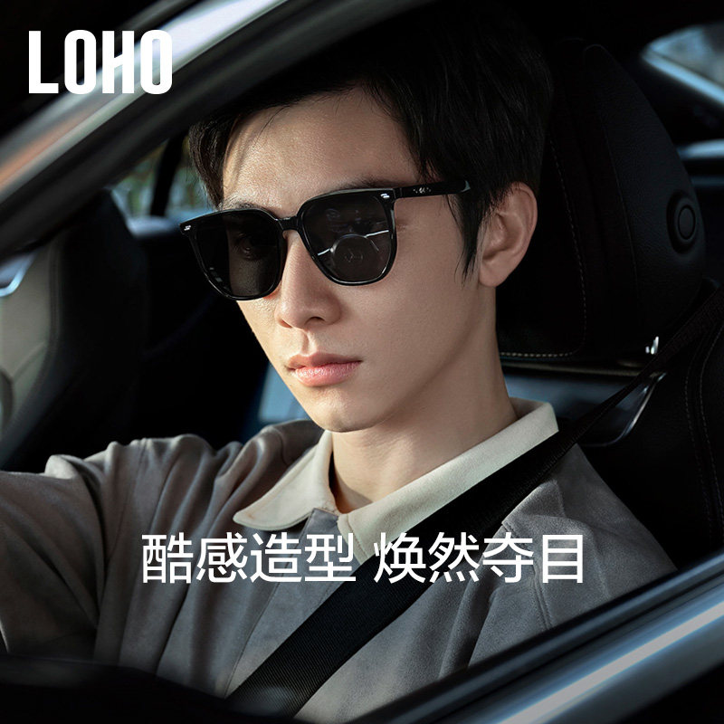 LOHO方框gm款男女不挑脸型太阳镜图片