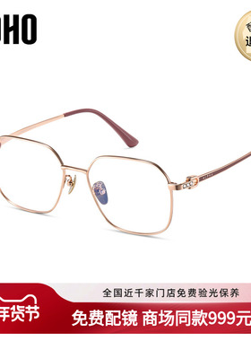 LOHO商场同款百搭多边框近视眼镜防蓝光修饰脸型可配镜片LH01113