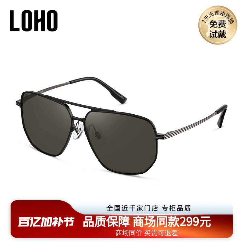 LOHO商场同款墨镜男女款太阳镜防紫外线防晒高级开车旅游LH30607