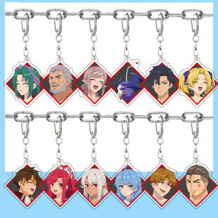 离开A级队伍的我，和从前的弟子往迷宫深处迈进 亚克力钥匙扣挂件