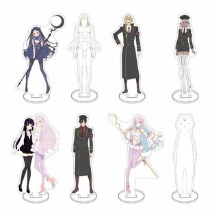 魔法少女与邪恶曾经敌对。 是敌人。。米拉 深森白夜 亚克力立牌